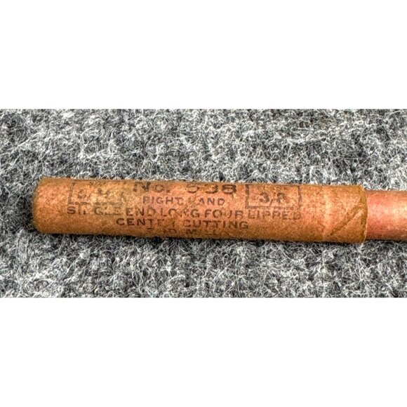 Cleveland Twist Drill Co High Speed Steel 3/8" Right Hand Drill Bit No. 538 - Picture 3 of 6